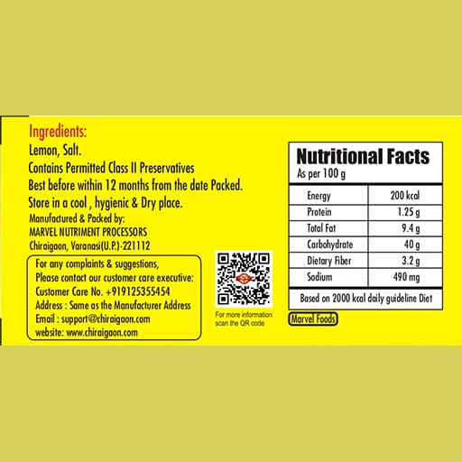 Lemon  Pickle Plain (सादा नींबू का अचार)